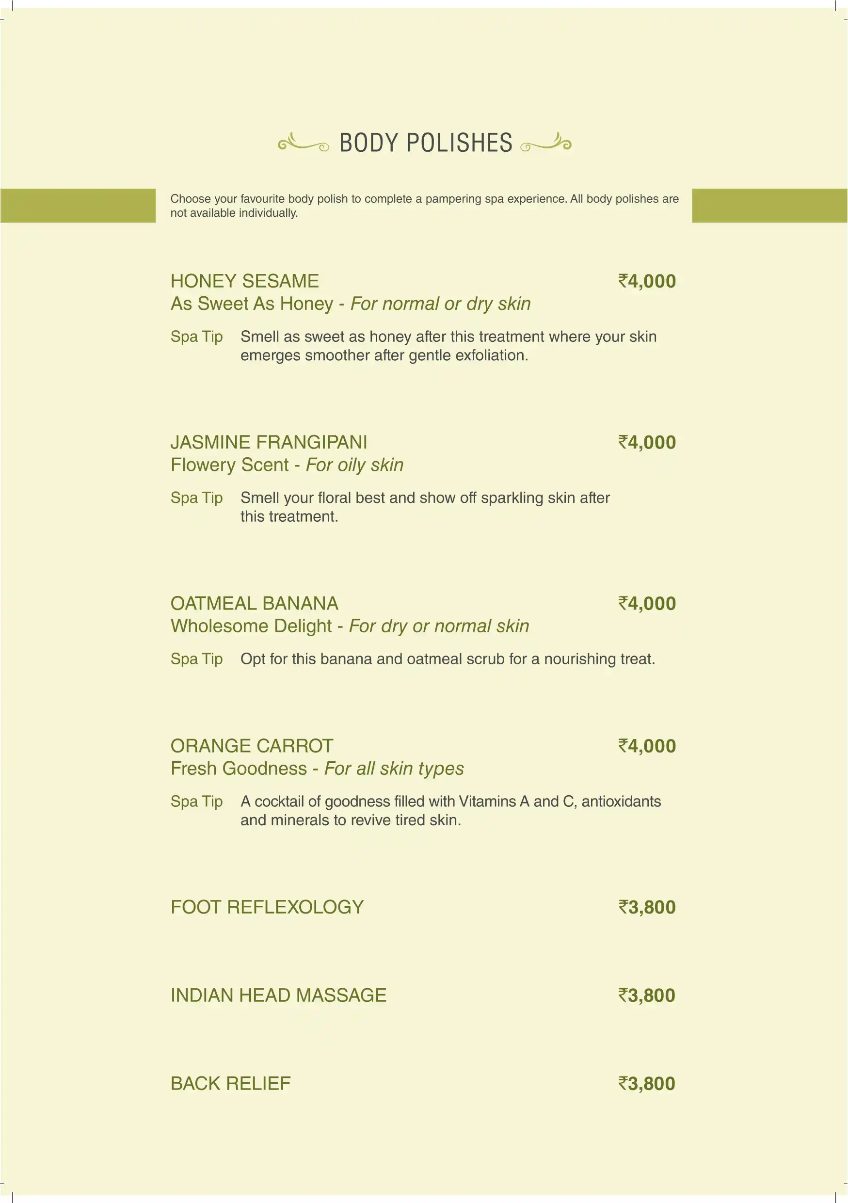 golkonda-resorts-spa-menu